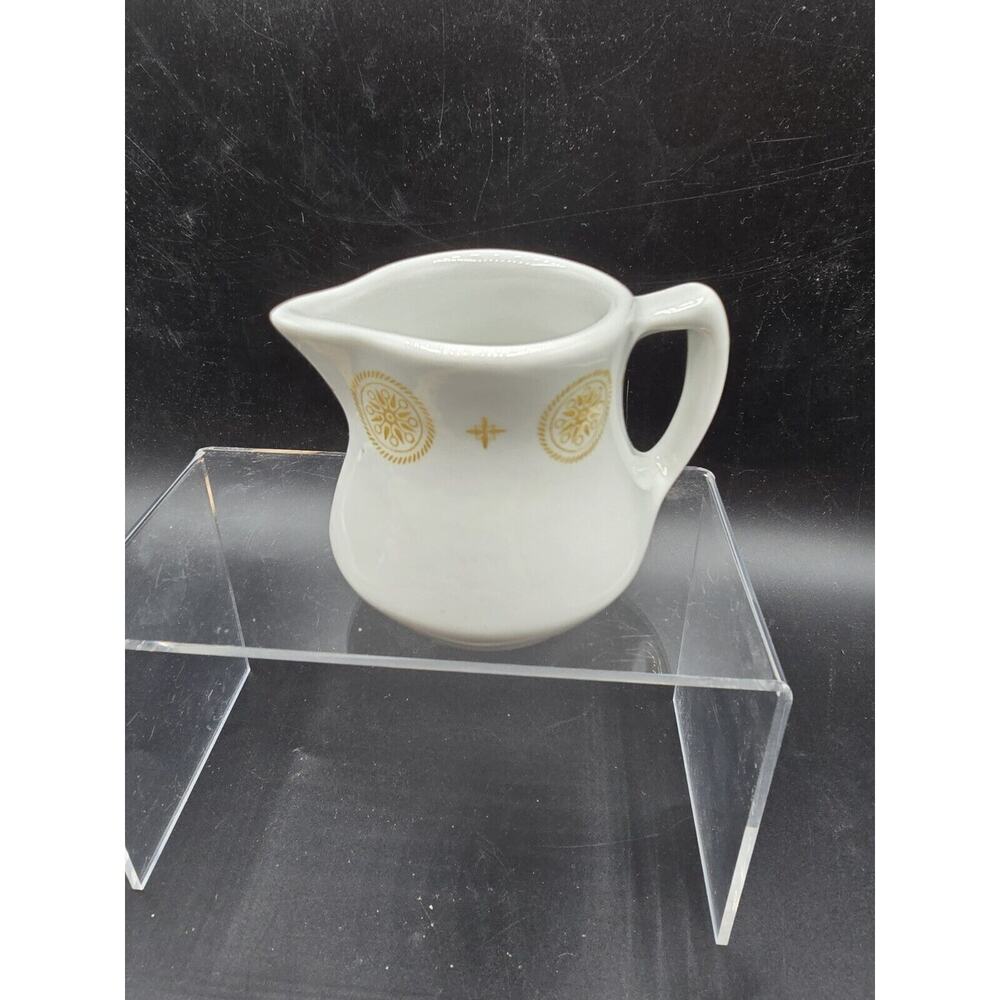 Shenango China Individual Creamer Restaurant Ware Hanover Gold Compass D-23 USA